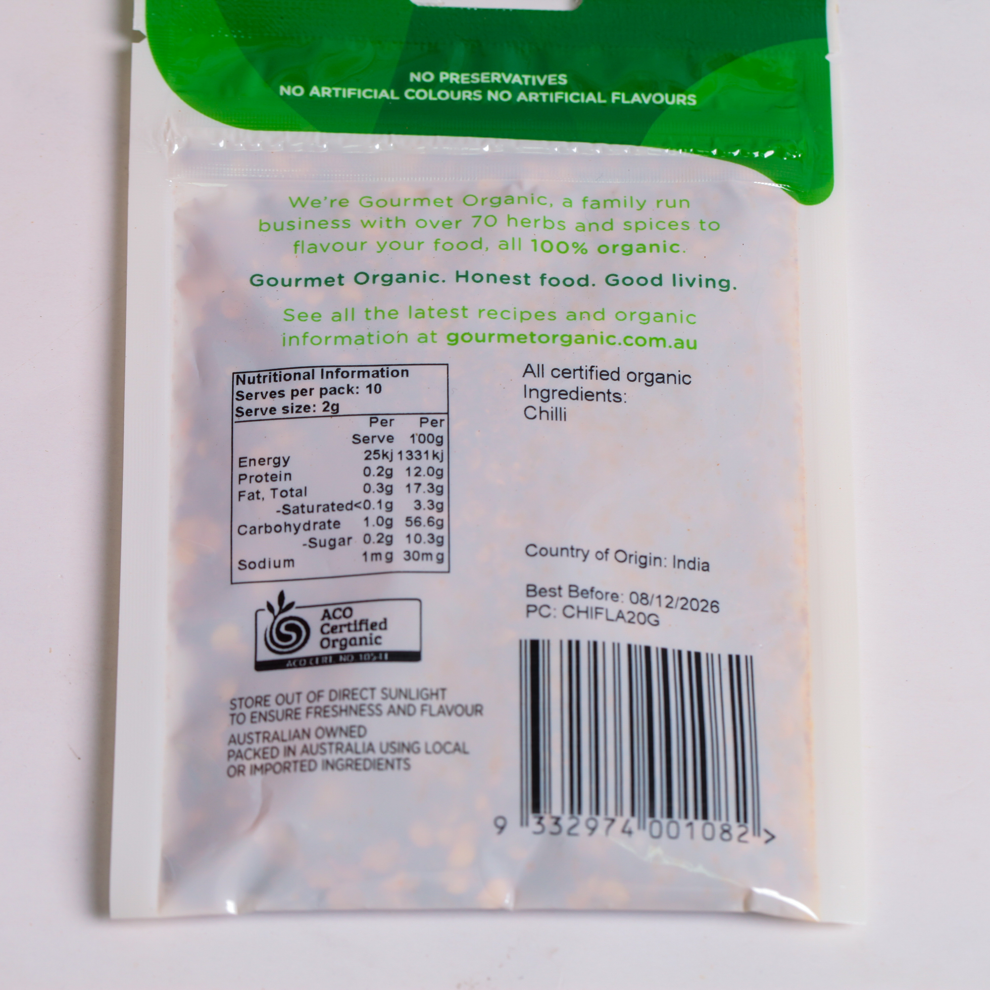 Organic Chilli Flakes